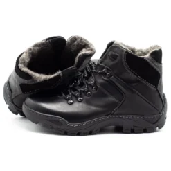 KENT Chaussures D'hiver Pour Hommes Bottes De Neige 119, Trekking Noir Le Noir -Lumière Écarlate Bottes kent chaussures dhiver pour hommes bottes de neige 119 trekking noir le noir 8 2000x2000 1