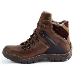 KENT Chaussures Hiver Homme Bottes De Neige 119 Marron, Trekking Brun