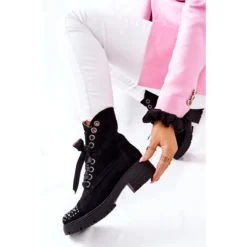 Lewski Shoes Bottes En Daim Workery Lewski Chaussures Attachées 3069 Noir Le Noir -Lumière Écarlate Bottes lewski shoes bottes en daim workery lewski chaussures attachees 3069 noir le noir 4 2000x2000 1