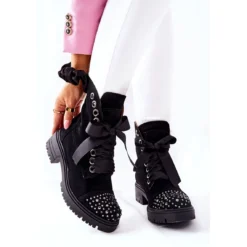 Lewski Shoes Bottes En Daim Workery Lewski Chaussures Attachées 3069 Noir Le Noir -Lumière Écarlate Bottes lewski shoes bottes en daim workery lewski chaussures attachees 3069 noir le noir 6 2000x2000 1