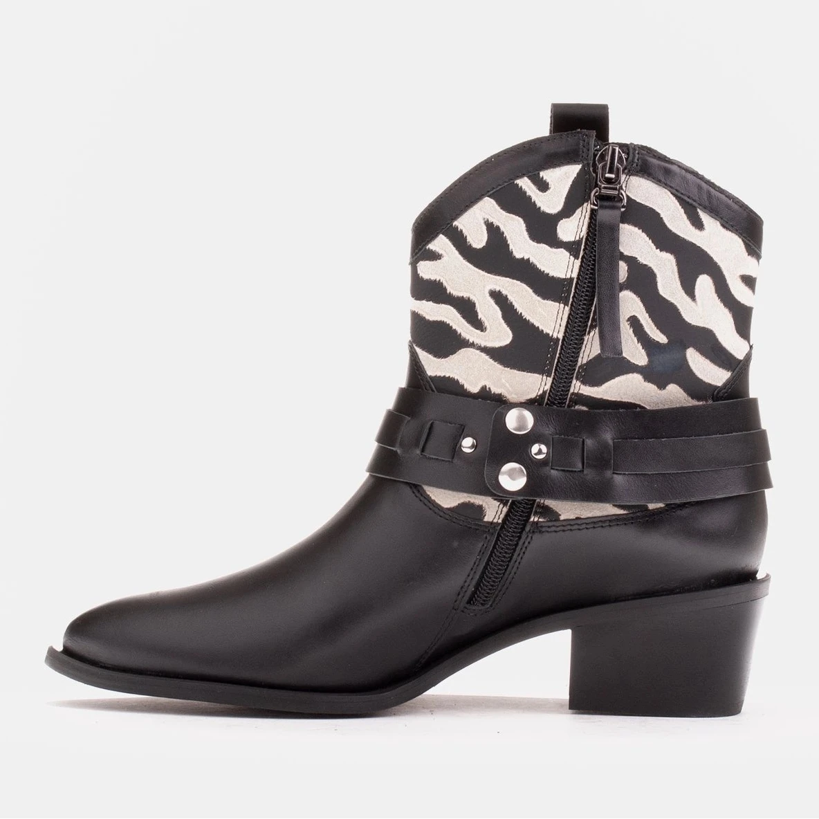 Marco Shoes Bottes De Cowboy Kaja Avec Une Ceinture Décorative Le Noir 2 Marco Shoes Bottes De Cowboy Kaja Avec Une Ceinture Décorative Le Noir – Image 2