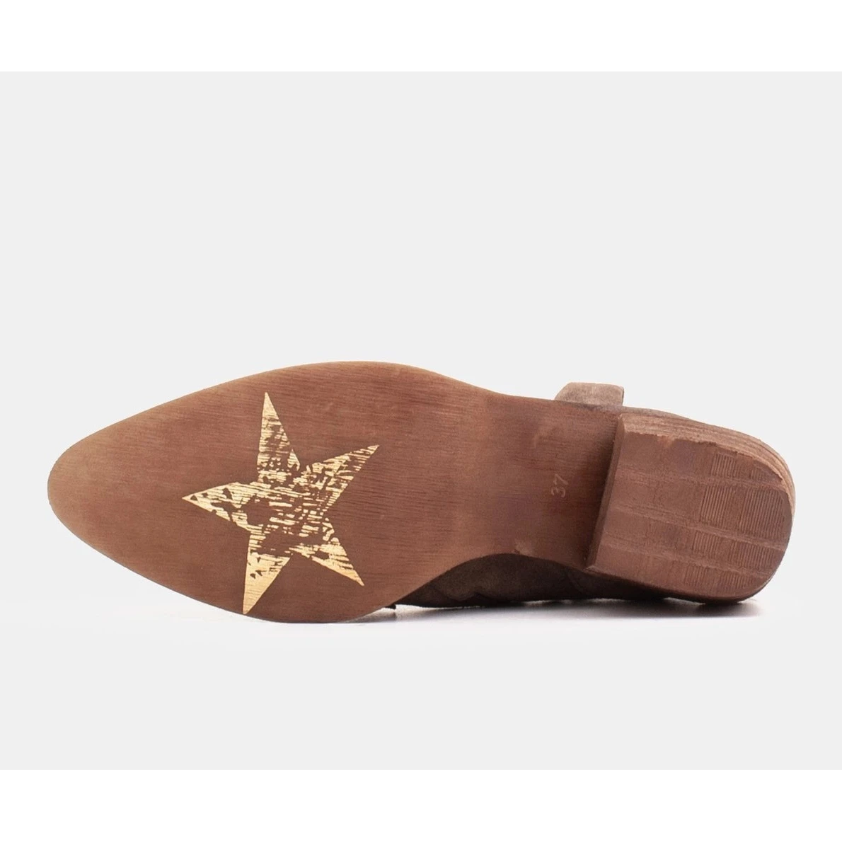 Marco Shoes Bottes De Cowboy Marron En Peau De Chamois Véritable Sans Isolation Brun 7 Marco Shoes Bottes De Cowboy Marron En Peau De Chamois Véritable Sans Isolation Brun – Image 7