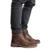 Mario Pala Bottes Pour Hommes Avec Fourrure 312 Marron Brun