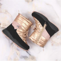 News Bottes De Neige Fille, Isolées En Laine De Mouton, Dorées Le Noir D'or -Lumière Écarlate Bottes news bottes de neige fille isolees en laine de mouton dorees le noir dor 4 2000x2000 1