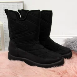 News Bottes De Neige Imperméables Noires Pour Femmes Le Noir 8 News Bottes De Neige Imperméables Noires Pour Femmes Le Noir -Lumière Écarlate Bottes news bottes de neige impermeables noires pour femmes le noir 3 2000x2000 1