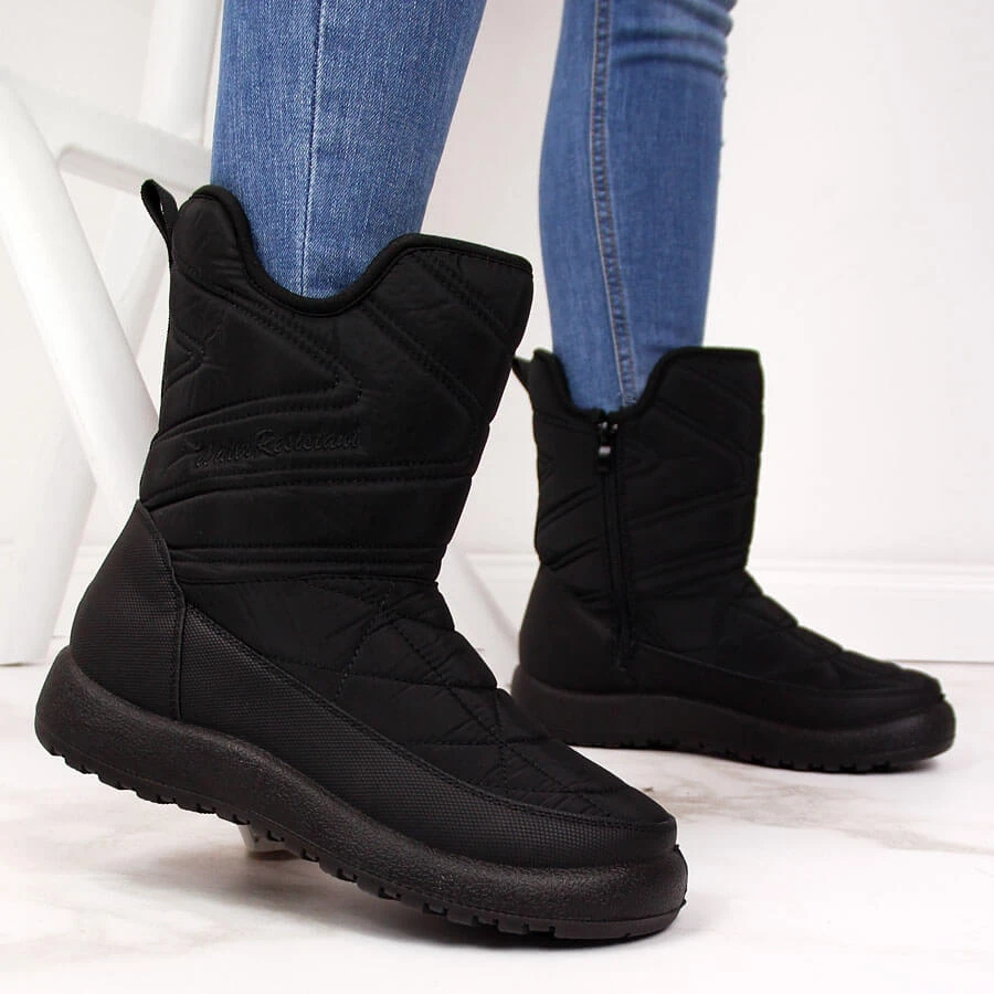 News Bottes De Neige Imperméables Noires Pour Femmes Le Noir 6 News Bottes De Neige Imperméables Noires Pour Femmes Le Noir – Image 6