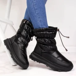 News Bottes De Neige Noires Pour Femmes Le Noir