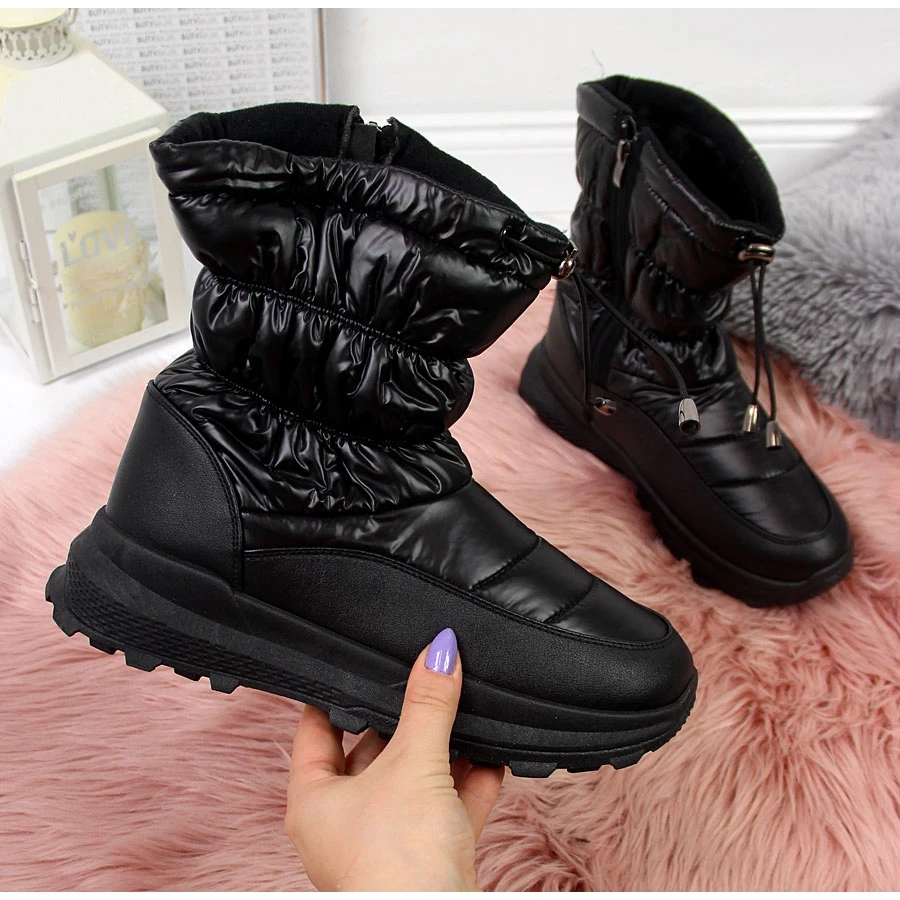 News Bottes De Neige Noires Pour Femmes Le Noir 2 News Bottes De Neige Noires Pour Femmes Le Noir – Image 2