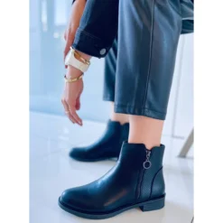 Niamh Bottes Plates Pour Femmes Noires Le Noir -Lumière Écarlate Bottes niamh bottes plates pour femmes noires le noir 6 2000x2000 1