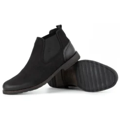 Olivier Bottes à Enfiler Isolées Pour Hommes En Cuir 925MA Noir Le Noir -Lumière Écarlate Bottes olivier bottes a enfiler isolees pour hommes en cuir 925ma noir le noir 3 2000x2000 1