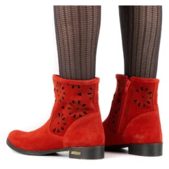 Olivier Bottes Ajourées Rouges Confortables Alice 7 Olivier Bottes Ajourées Rouges Confortables Alice -Lumière Écarlate Bottes olivier bottes ajourees rouges confortables alice 3 2000x2000 1