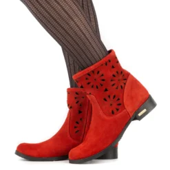 Olivier Bottes Ajourées Rouges Confortables Alice 9 Olivier Bottes Ajourées Rouges Confortables Alice -Lumière Écarlate Bottes olivier bottes ajourees rouges confortables alice 5 2000x2000 1