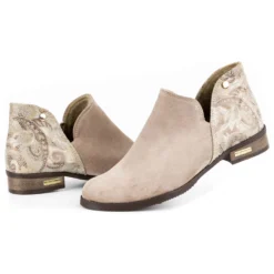 Olivier Bottes Confortables Pour Femmes Silvia Beiges -Lumière Écarlate Bottes olivier bottes confortables pour femmes silvia beiges 4 2000x2000 1