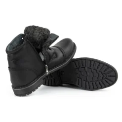 Olivier Bottes D'hiver En Cuir Pour Hommes 132GT Noir Le Noir -Lumière Écarlate Bottes olivier bottes dhiver en cuir pour hommes 132gt noir le noir 5 2000x2000 1