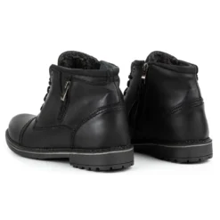 Olivier Bottes D'hiver En Cuir Pour Hommes 132GT Noir Le Noir -Lumière Écarlate Bottes olivier bottes dhiver en cuir pour hommes 132gt noir le noir 7 2000x2000 1