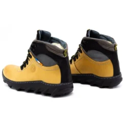 Olivier Bottes D'hiver En Cuir Pour Hommes 150GT Jaune -Lumière Écarlate Bottes olivier bottes dhiver en cuir pour hommes 150gt jaune 6 2000x2000 1