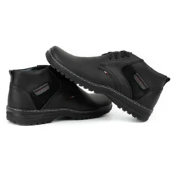 Olivier Bottes D'hiver En Cuir Pour Hommes 219GT Noir Le Noir -Lumière Écarlate Bottes olivier bottes dhiver en cuir pour hommes 219gt noir le noir 6 2000x2000 1
