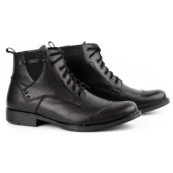 Olivier Bottes D'hiver En Cuir Pour Hommes 7005KB Noir Le Noir -Lumière Écarlate Bottes olivier bottes dhiver en cuir pour hommes 7005kb noir le noir 5 2000x2000 1