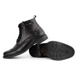 Olivier Bottes D'hiver En Cuir Pour Hommes 7005KB Noir Le Noir -Lumière Écarlate Bottes olivier bottes dhiver en cuir pour hommes 7005kb noir le noir 6 2000x2000 1