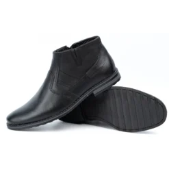 Olivier Bottes D'hiver En Cuir Pour Hommes Chelsea Boots 903KZ Noir Le Noir -Lumière Écarlate Bottes olivier bottes dhiver en cuir pour hommes chelsea boots 903kz noir le noir 4 2000x2000 1