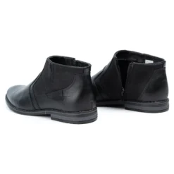 Olivier Bottes D'hiver En Cuir Pour Hommes Chelsea Boots 903KZ Noir Le Noir -Lumière Écarlate Bottes olivier bottes dhiver en cuir pour hommes chelsea boots 903kz noir le noir 7 2000x2000 1