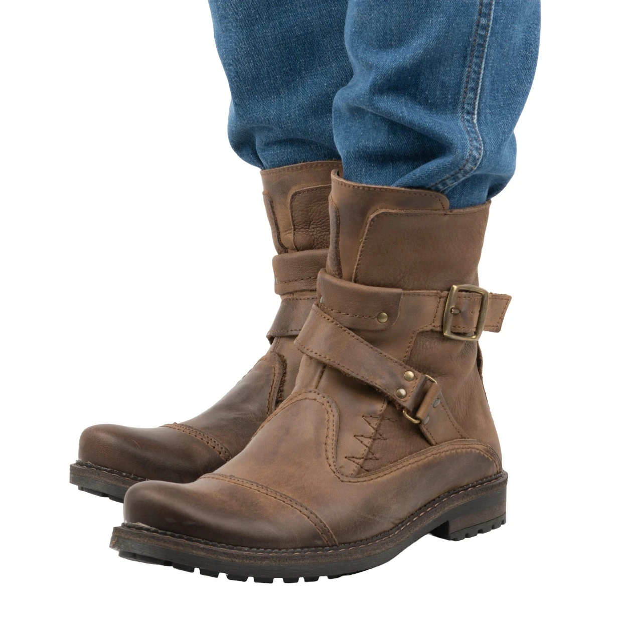 Olivier Bottes Homme En Cuir 82KZ Marron Brun 4 Olivier Bottes Homme En Cuir 82KZ Marron Brun – Image 4