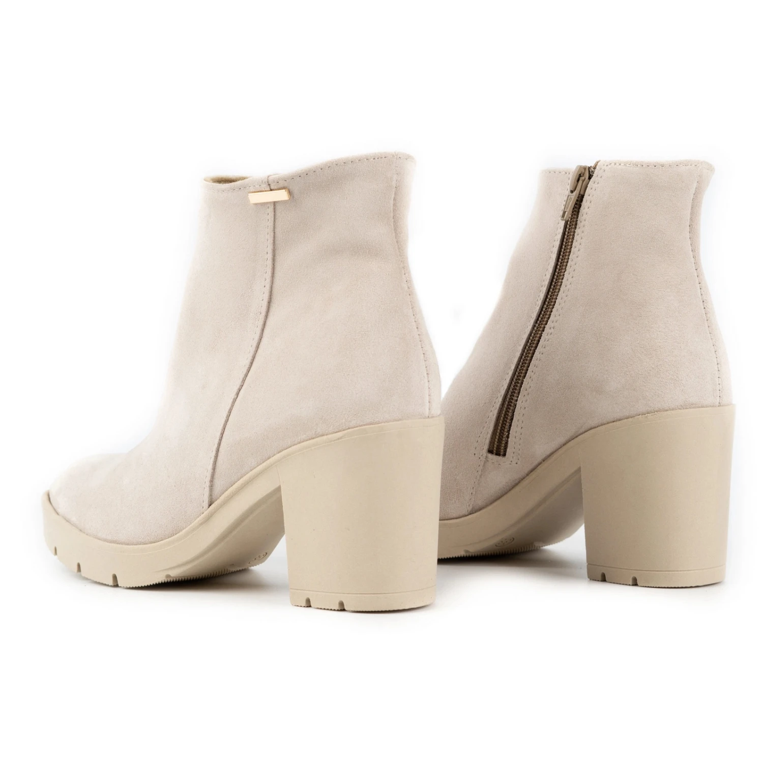 Olivier Bottes Isolées Riva En Suède Beige Clair Pour Femmes 1 Olivier Bottes Isolées Riva En Suède Beige Clair Pour Femmes