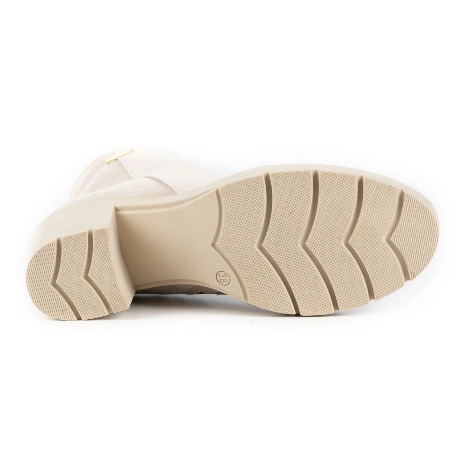 Olivier Bottes Isolées Riva En Suède Beige Clair Pour Femmes 8 Olivier Bottes Isolées Riva En Suède Beige Clair Pour Femmes – Image 8