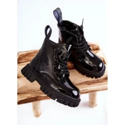 PA1 Bottes Chaudes Noires Laquées Heidi Le Noir -Lumière Écarlate Bottes pa1 bottes chaudes noires laquees heidi le noir 3 2000x2000 1