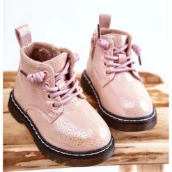 PA1 Bottes Chaudes Pour Enfants Avec Fermeture éclair Rose Betsy -Lumière Écarlate Bottes pa1 bottes chaudes pour enfants avec fermeture eclair rose betsy 4 2000x2000 1