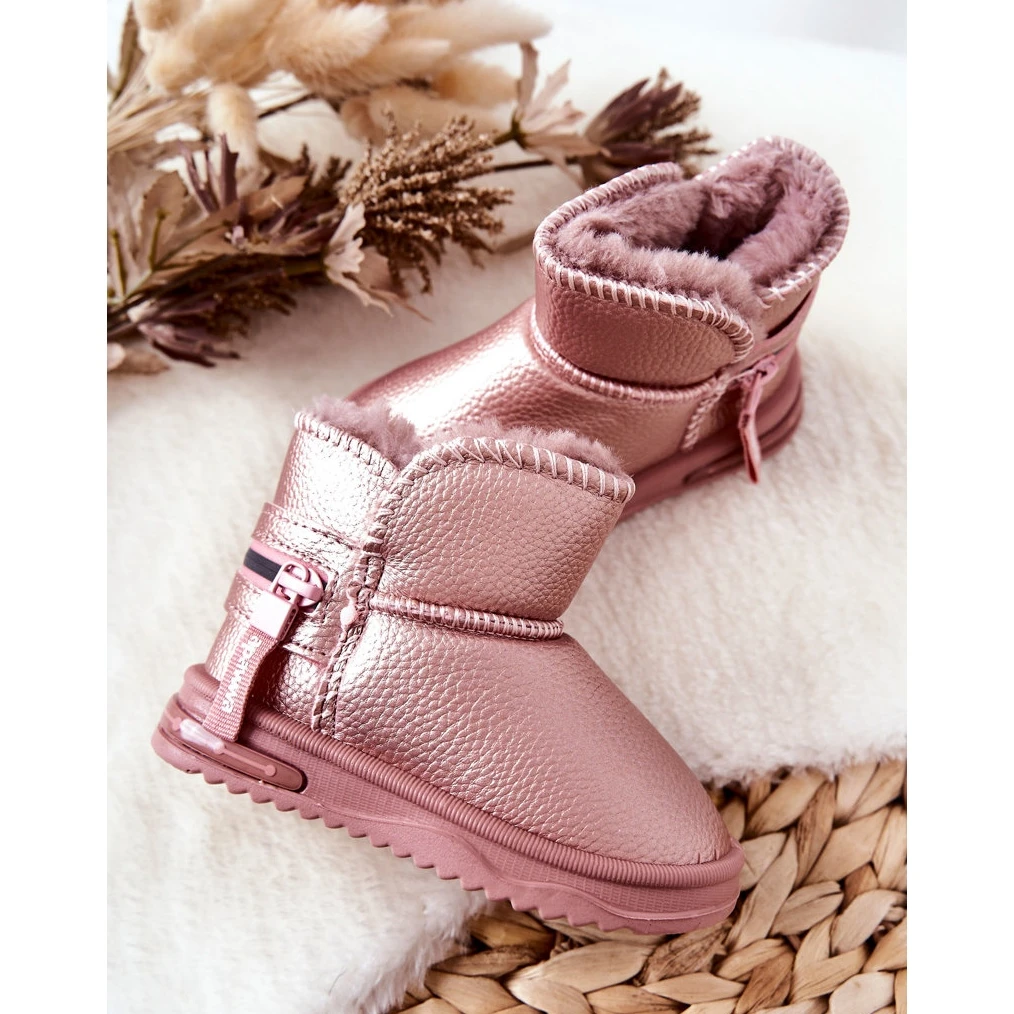 PA1 Bottes De Neige Enfant Rose Frosty 8 PA1 Bottes De Neige Enfant Rose Frosty – Image 8
