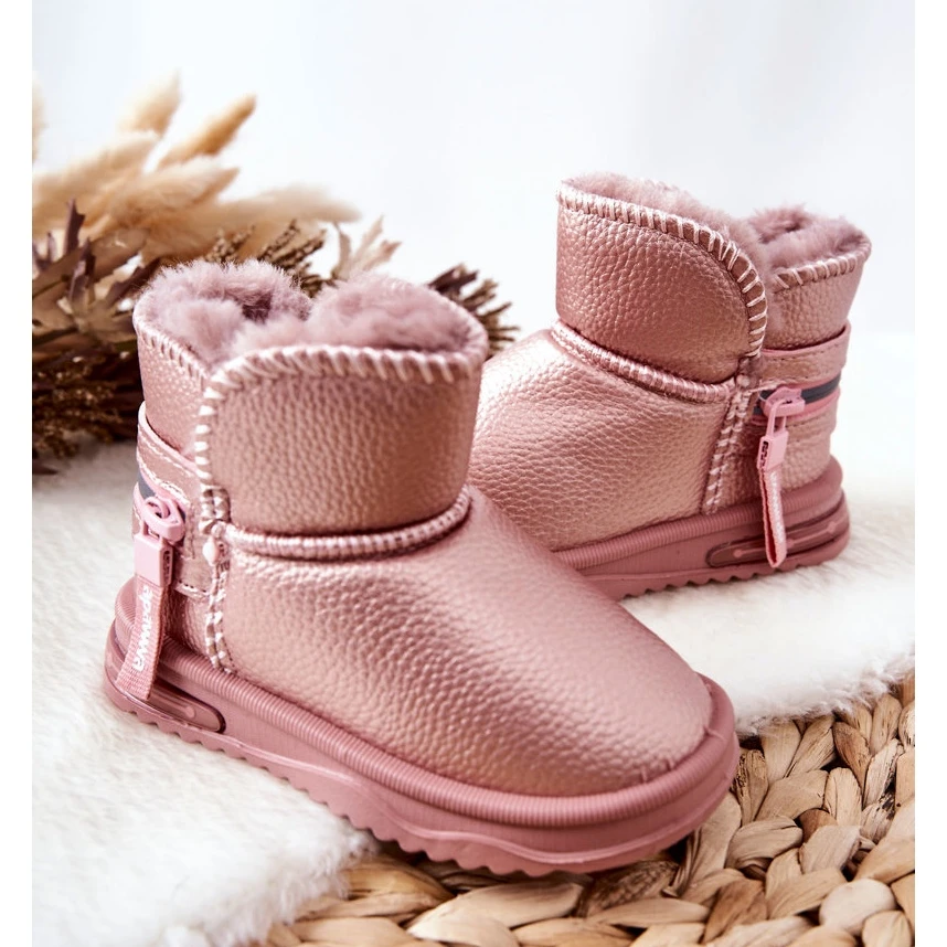 PA1 Bottes De Neige Enfant Rose Frosty 9 PA1 Bottes De Neige Enfant Rose Frosty – Image 9