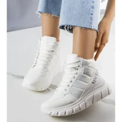 PA1 Bottes De Neige Isolées Blanches Luz