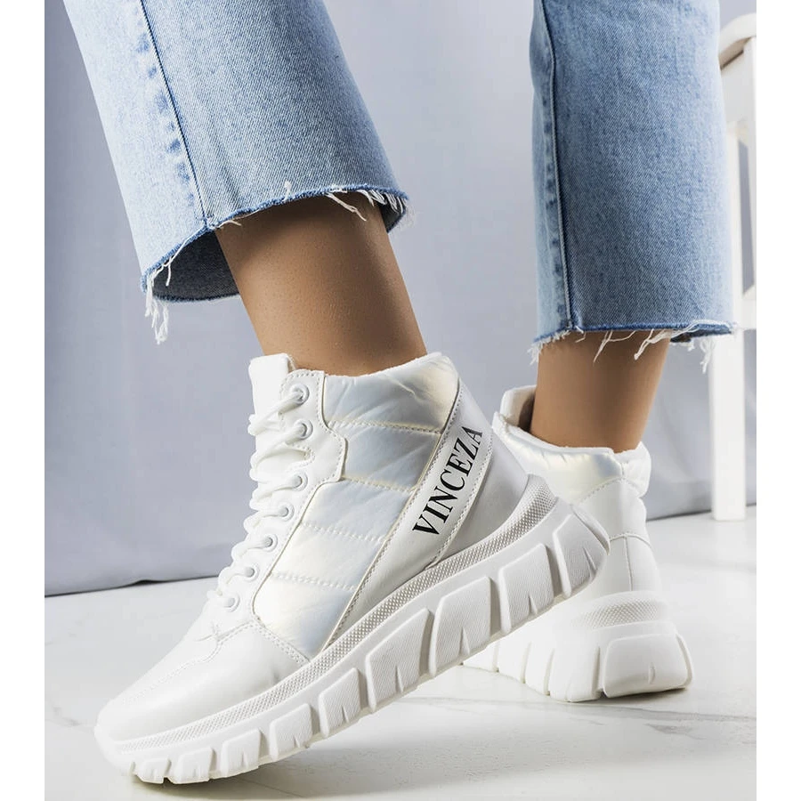 PA1 Bottes De Neige Isolées Blanches Luz 2 PA1 Bottes De Neige Isolées Blanches Luz – Image 2