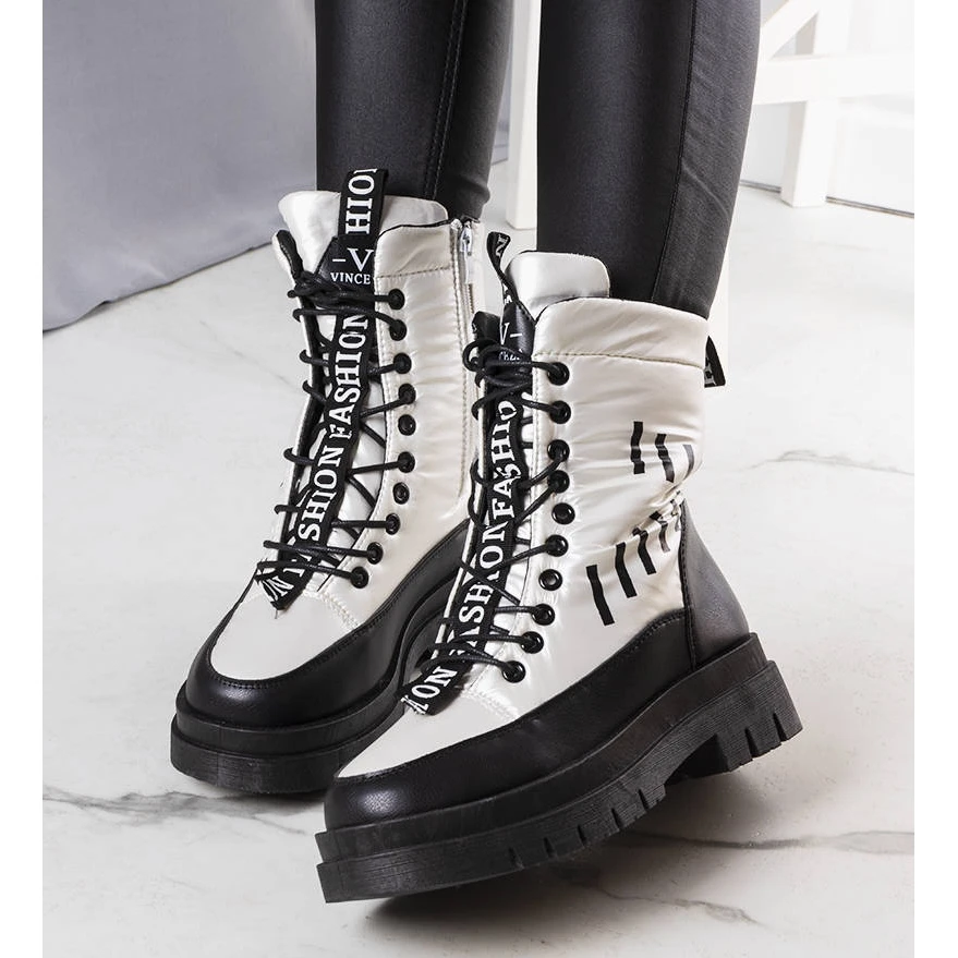 PA1 Bottes De Neige Saraï Blanche Le Noir 2 PA1 Bottes De Neige Saraï Blanche Le Noir – Image 2