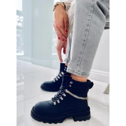 PA1 Bottes De Trappeur Noires Hudson Le Noir