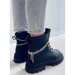 PA1 Bottes De Trappeur Noires Hudson Le Noir 8 PA1 Bottes De Trappeur Noires Hudson Le Noir -Lumière Écarlate Bottes pa1 bottes de trappeur noires hudson le noir 4 2000x2000 1