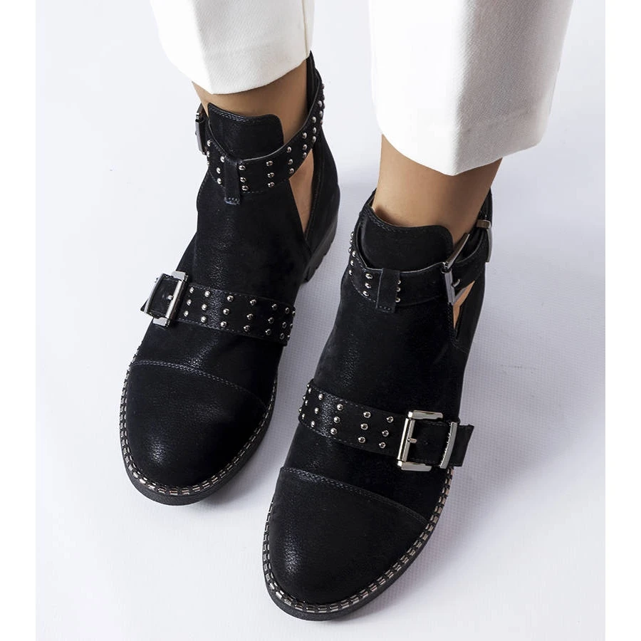 PA1 Bottes Fendues Noires Gauthier Le Noir 2 PA1 Bottes Fendues Noires Gauthier Le Noir – Image 2