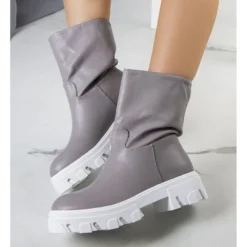 PA1 Bottes Isolées Grises Nasidi