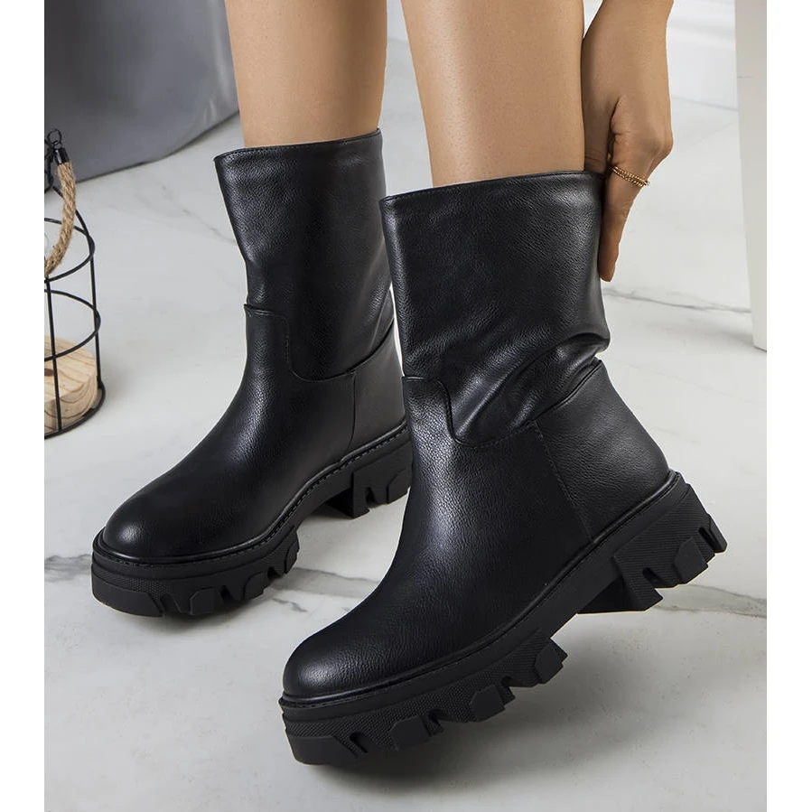 PA1 Bottes Isolées Nasidi Noires Le Noir 1 PA1 Bottes Isolées Nasidi Noires Le Noir