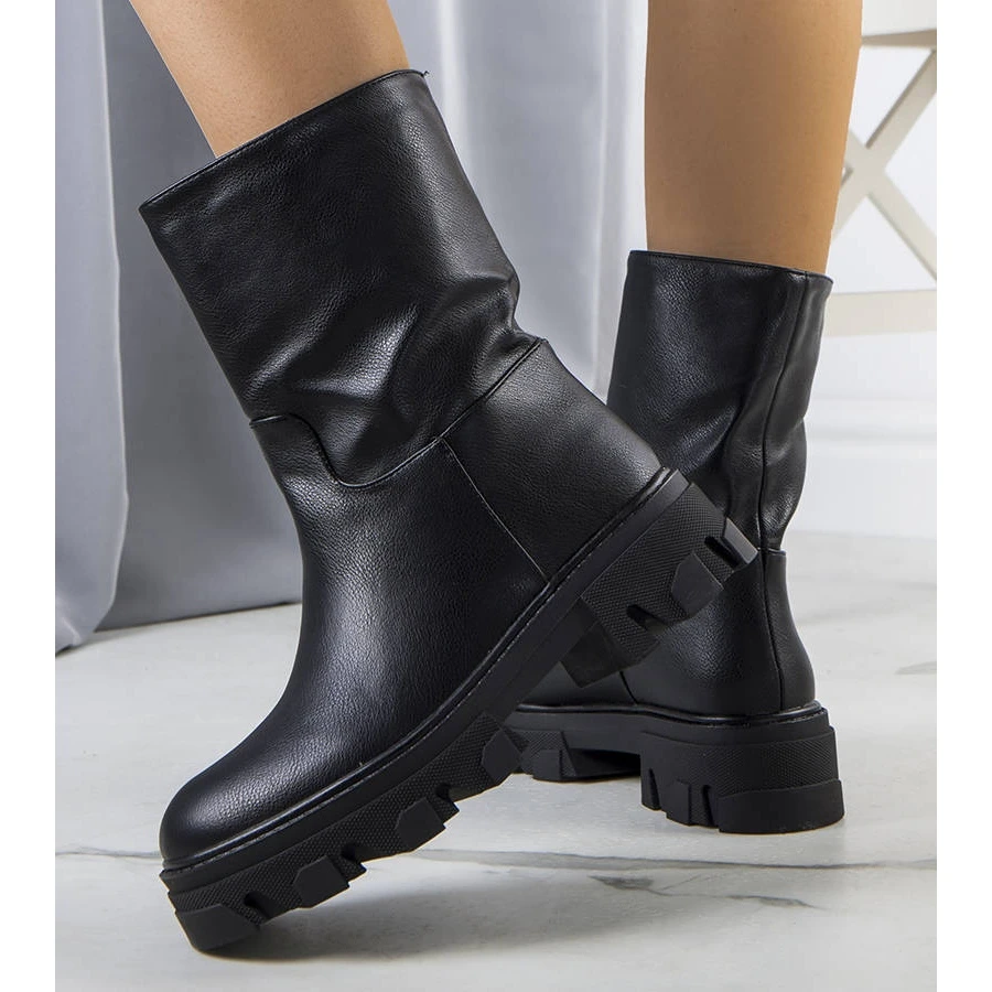 PA1 Bottes Isolées Nasidi Noires Le Noir 2 PA1 Bottes Isolées Nasidi Noires Le Noir – Image 2