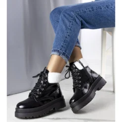 PA1 Bottes Isolées Noires Avec Peau De Mouton De Bryas Le Noir