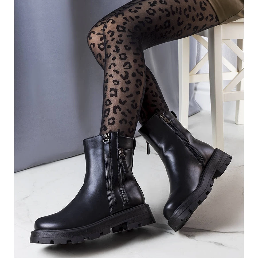 PA1 Bottes Isolées Noires De Ferry Le Noir 2 PA1 Bottes Isolées Noires De Ferry Le Noir – Image 2