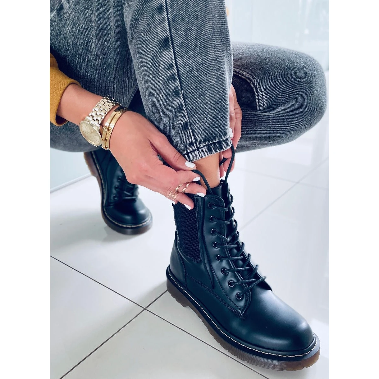 PA1 Bottes Martensiaki Noires Mates Hirst Le Noir 4 PA1 Bottes Martensiaki Noires Mates Hirst Le Noir – Image 4