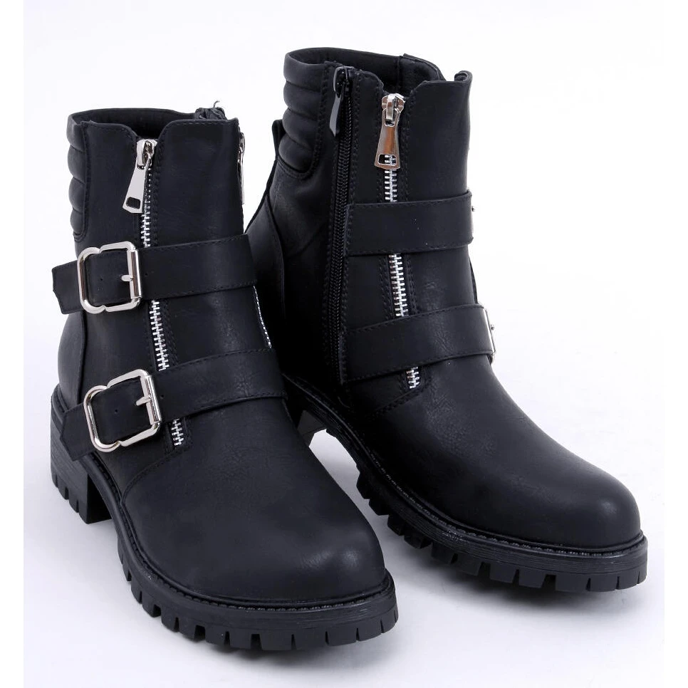 PA1 Bottes Militaires Terry Noires Le Noir 1 PA1 Bottes Militaires Terry Noires Le Noir