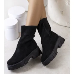 PA1 Bottes Noires Sur La Plateforme Conco Le Noir