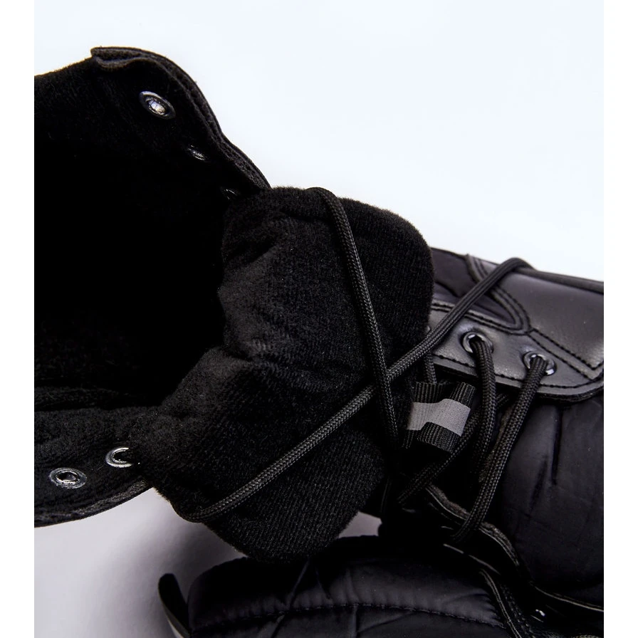 PA1 Bottes Pour Femmes à Lacets Chauffants Noir Ariadna Le Noir 9 PA1 Bottes Pour Femmes à Lacets Chauffants Noir Ariadna Le Noir – Image 9