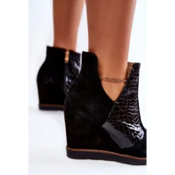 PA2 Bottes Compensées Alda En Daim Noir Crocodile Le Noir 10 PA2 Bottes Compensées Alda En Daim Noir Crocodile Le Noir -Lumière Écarlate Bottes pa2 bottes compensees alda en daim noir crocodile le noir 5 2000x2000 1