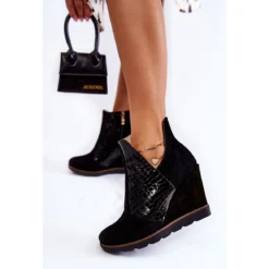 PA2 Bottes Compensées Alda En Daim Noir Crocodile Le Noir 11 PA2 Bottes Compensées Alda En Daim Noir Crocodile Le Noir -Lumière Écarlate Bottes pa2 bottes compensees alda en daim noir crocodile le noir 6 2000x2000 1