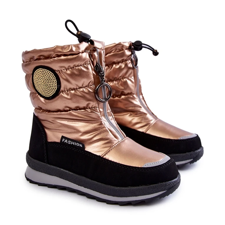 PE1 Bottes De Neige Chaudes Hautes En Laine Golden Lucia Le Noir 5 PE1 Bottes De Neige Chaudes Hautes En Laine Golden Lucia Le Noir – Image 5